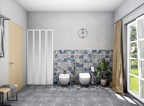  Дизайн-проект ванной комнаты - керамогранит GayaFores Habana