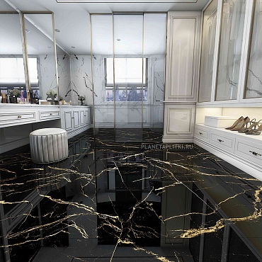 Amani Marble Dark Grey Polish Rect.60x120